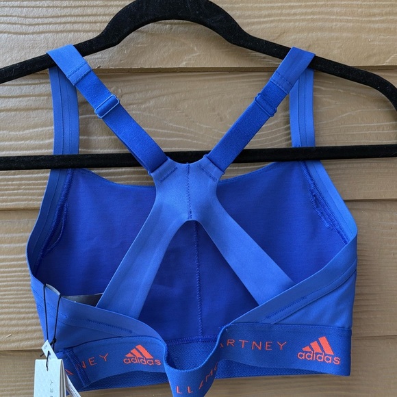Adidas by Stella Mccartney NWT ASMC TPR Sports Bra in Blue Size XS - Picture 4 of 6